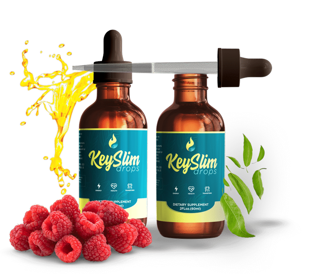 KeySlim Drops bottle for natural weight support